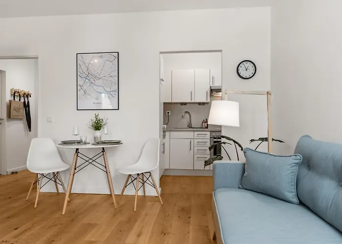 公寓 Mel&bens City-apartment Domblick Marktplatz 不莱梅